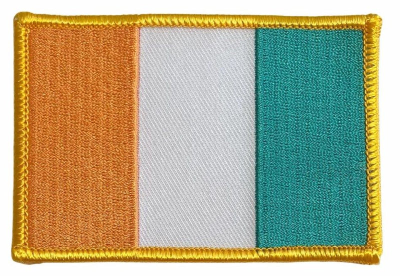 Ivory Coast (Cote d'Ivoire) Flag Patch - Rectangle