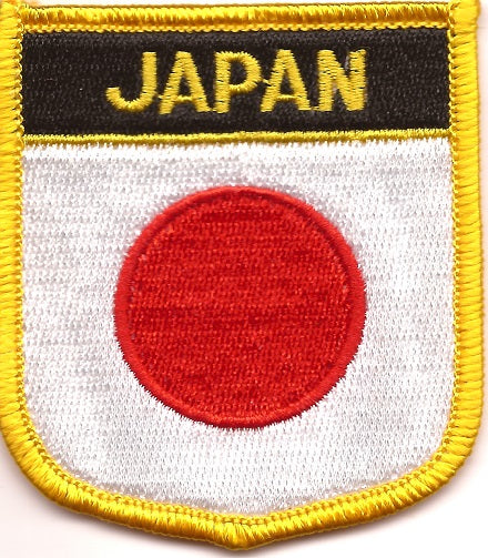 Japan Flag Patch - Shield