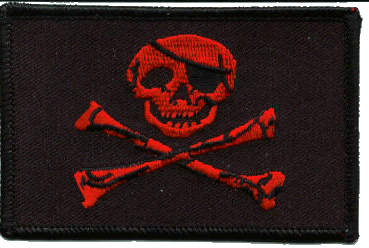 Jolly Roger Red Patch