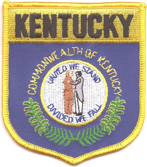 Kentucky Flag Patch - Shield
