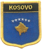 Kosovo Flag Patch Shield