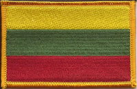 Lithuania Flag Patch - Rectangle