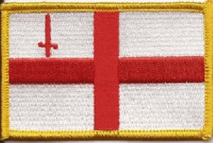 London England Flag Patch