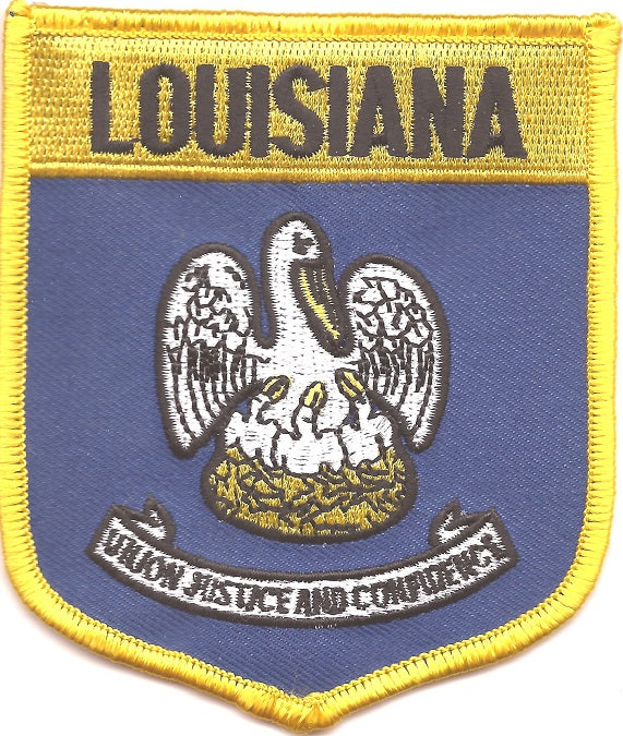Louisiana Flag Patch - Shield