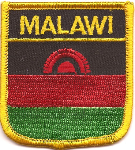 Malawi Flag Patch - Shield