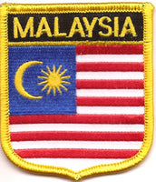 Malaysia Flag Patch - Shield