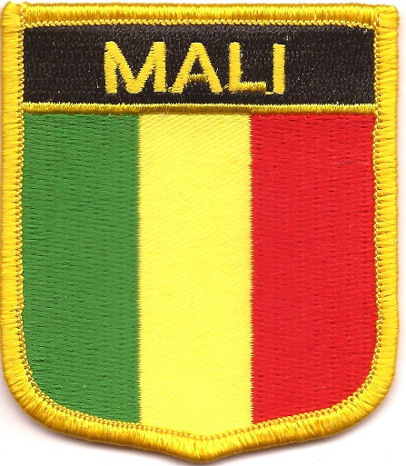 Mali Flag Patch - Shield