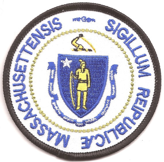 Massachusetts State Seal Patch