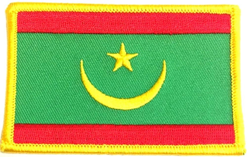 Mauritania Flag Patch - Rectangle