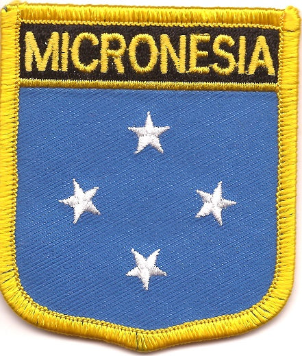 Micronesia Flag Patch - Shield