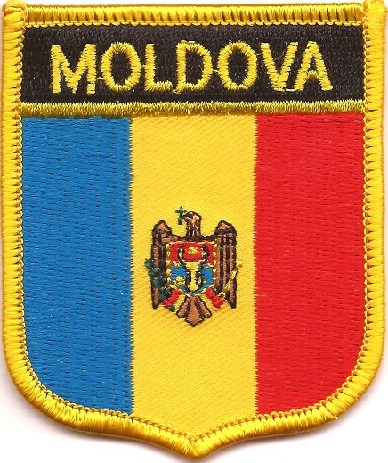 Moldova Flag Patch - Shield