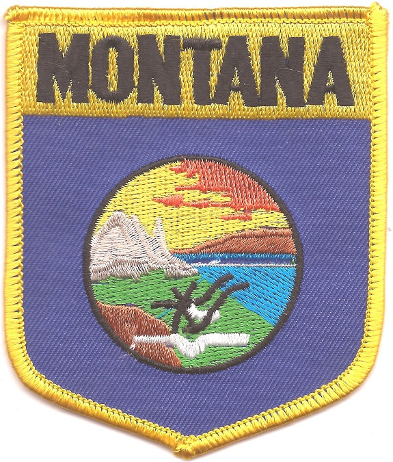 Montana Flag Patch - Shield