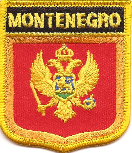 Montenegro Flag Patch - Shield