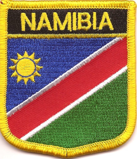 Namibia Flag Patch - Shield