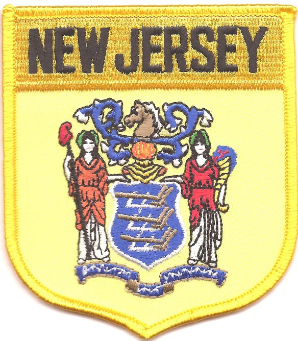 New Jersey Flag Patch - Shield