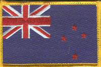 New Zealand Flag Patch - Rectangle
