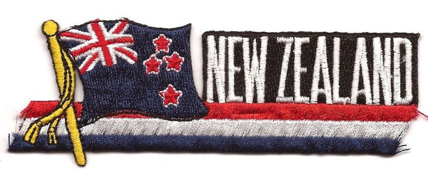 New Zealand Descriptive Flag Patch