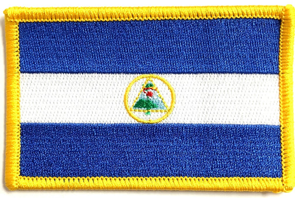 Nicaragua Flag Patch - Rectangle