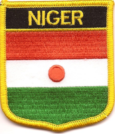 Niger Flag Patch - Shield