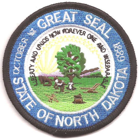 North Dakota State Seal Patch