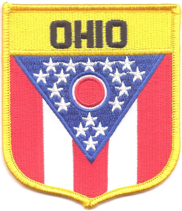 Ohio Flag Patch - Shield