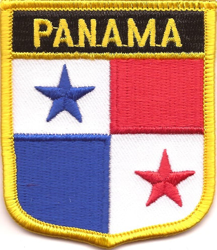 Panama Flag Patch - Shield