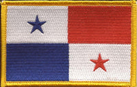 Panama Flag Patch - Rectangle