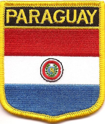 Paraguay Flag Patch - Shield