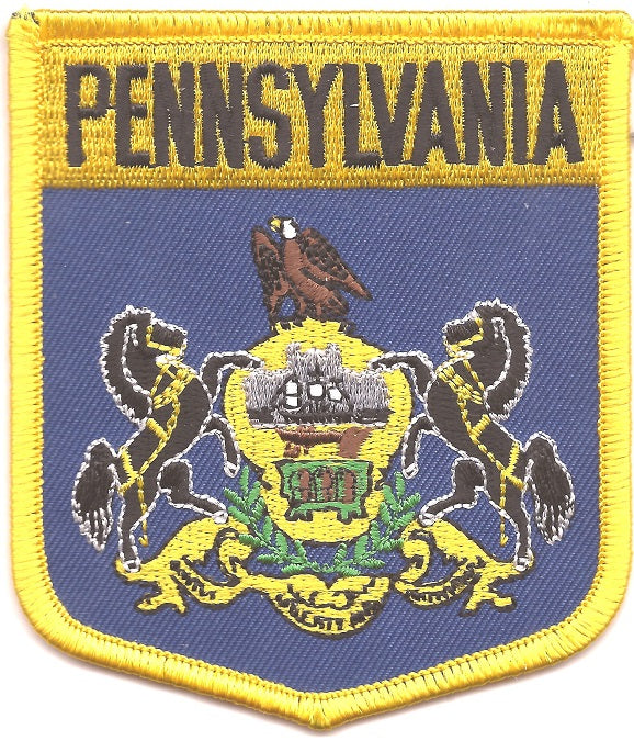 Pennsylvania Flag Patch - Shield