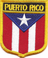 Puerto Rico Flag Patch - Shield