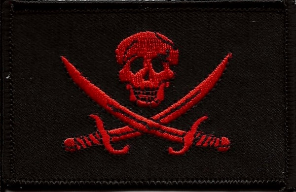 Red Skull w/Swords Patch