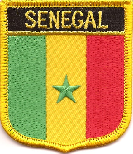 Senegal Flag Patch - Shield