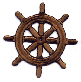 Ship Wheel Patch