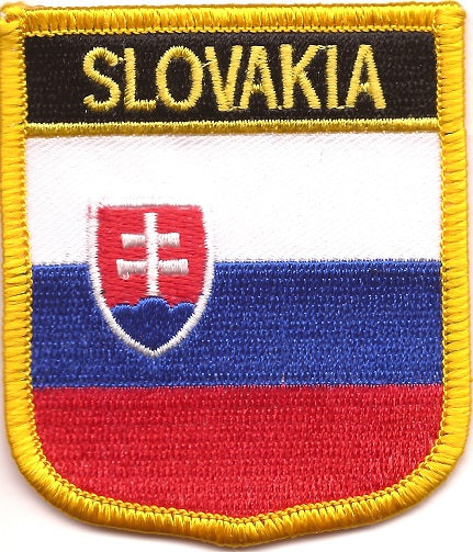 Slovakia Flag Patch - Shield
