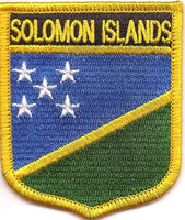 Solomon Island Flag Patch - Shield