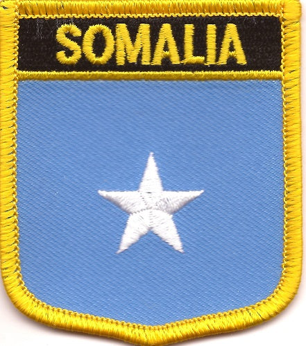 Somalia Flag Patch - Shield