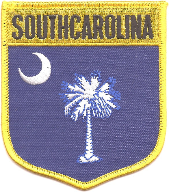 South Carolina Flag Patch - Shield