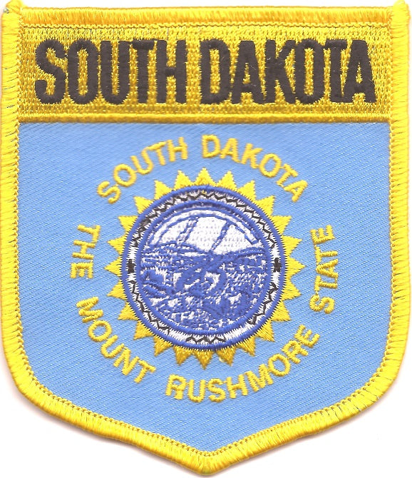 South Dakota Flag Patch - Shield