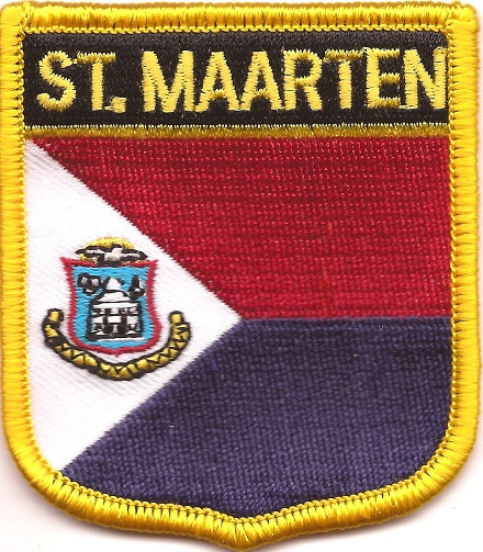 St. Maarten Flag Patch - Shield
