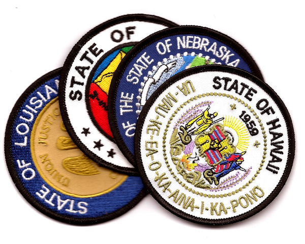  Wyoming State Flag Embroidered Patch Velcro®-Brand Fasteners WY  Emblem : Everything Else