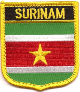 Surinam Flag Patch - Shield