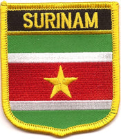 Suriname Flag Patch - Shield