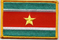 Suriname Flag Patch - Rectangle
