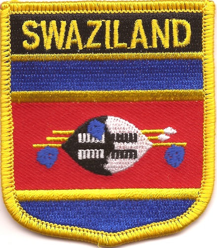 Swaziland (Eswatini) Flag Patch - Shield