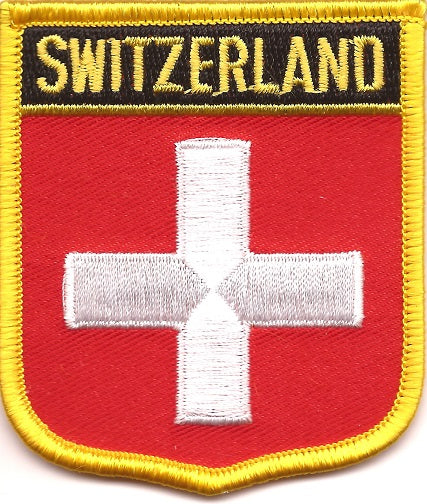 Switzerland Flag Patch - Shield