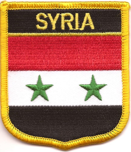 Syria Flag Patch - Shield