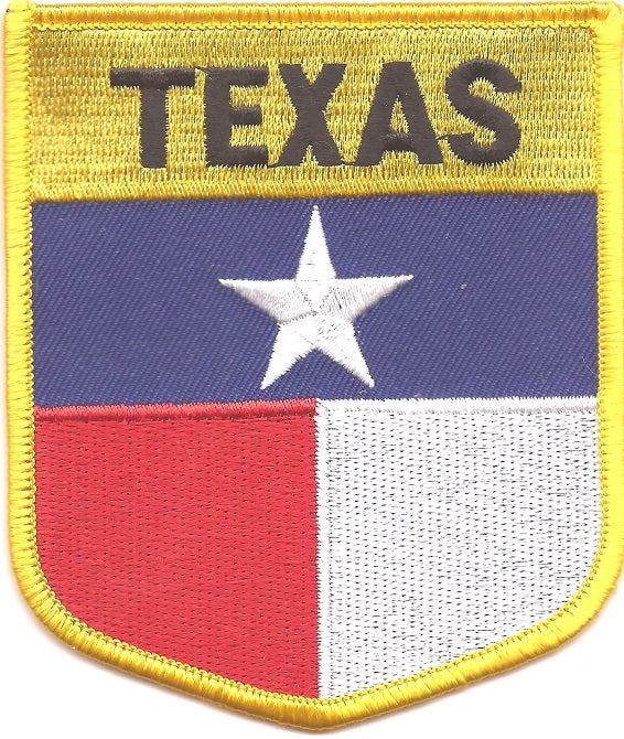 Texas Flag Patch - Shield