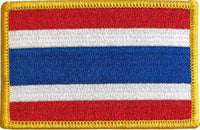 Thailand Flag Patch - Rectangle