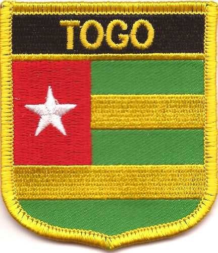 Togo Flag Patch - Shield