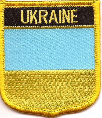 Ukraine Flag Patch - Shield  